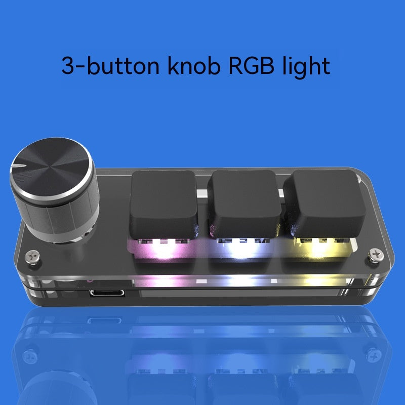Customizable Keyboard with RGB Colorful Backlight Mini Keyboard Copy