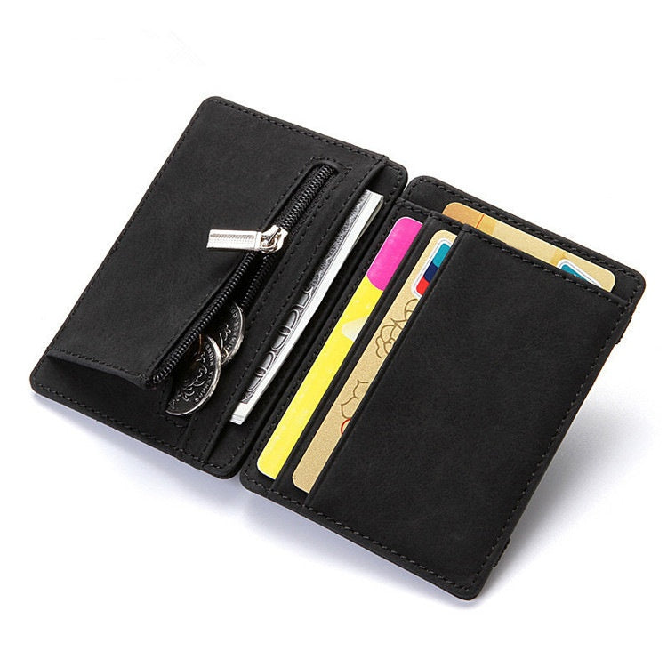 Porte-cartes de Wallet Magic Creative PU pour Homme