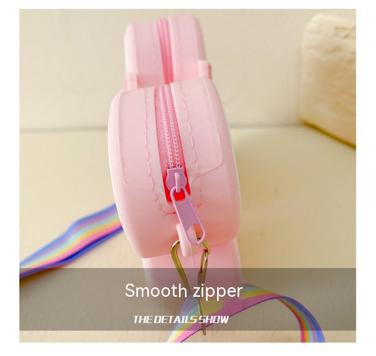 Sac à épaule en silicone mignon pour enfants