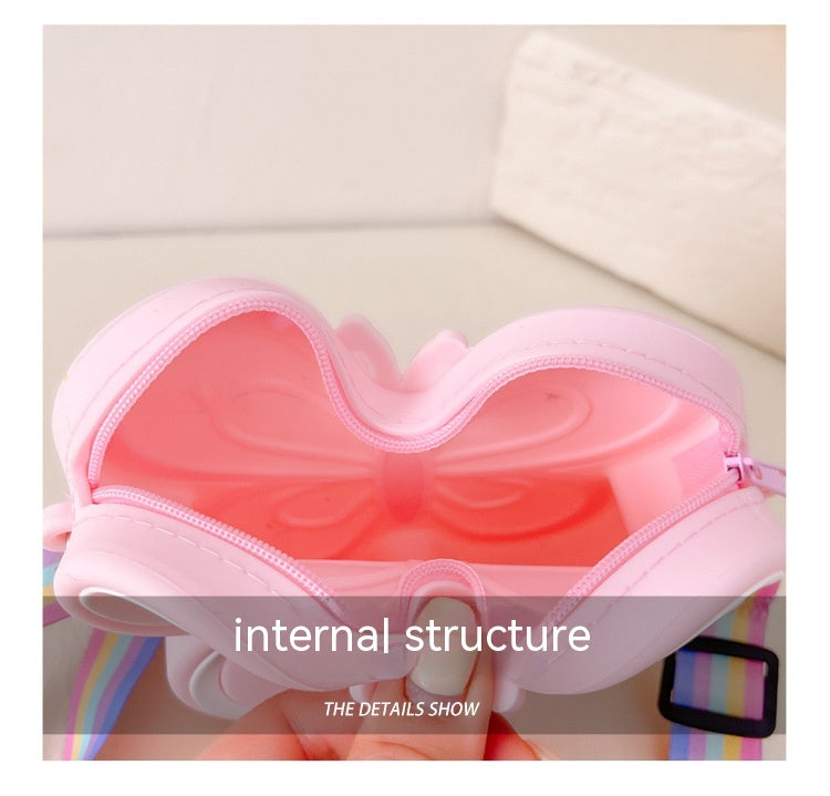 Sac à épaule en silicone mignon pour enfants