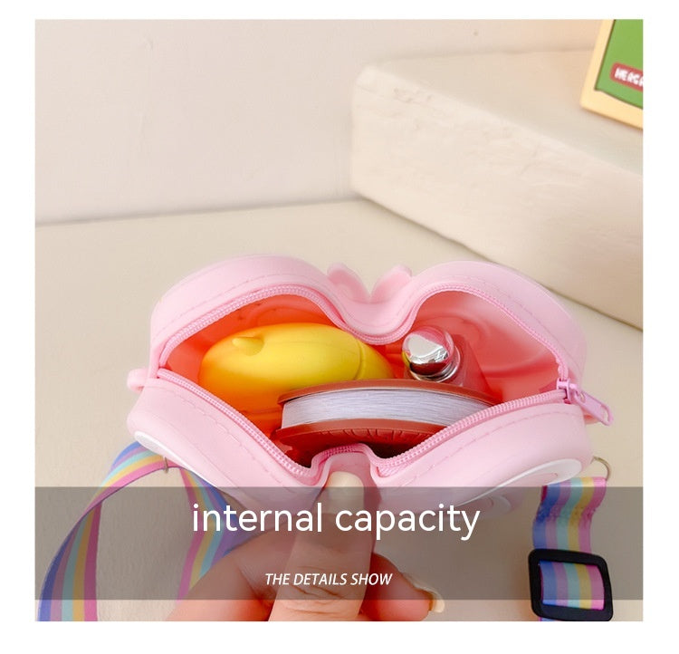 Sac à épaule en silicone mignon pour enfants