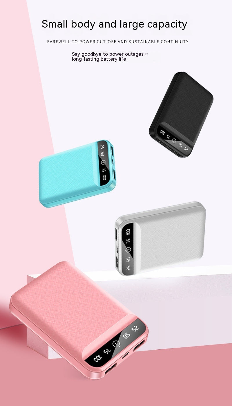 Mini Power Bank 20000 MA Petite alimentation mobile portable de grande capacité