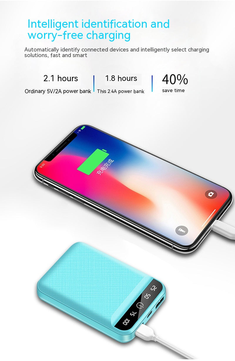 Mini Power Bank 20000 MA Petite alimentation mobile portable de grande capacité
