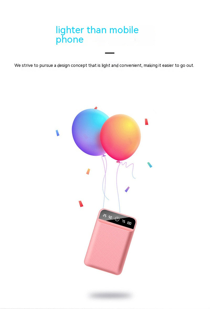 Mini Power Bank 20000 MA Petite alimentation mobile portable de grande capacité