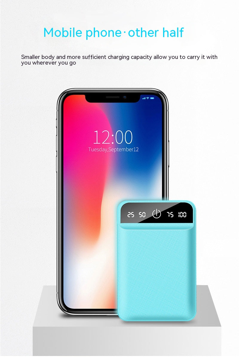 Mini Power Bank 20000 MA Petite alimentation mobile portable de grande capacité