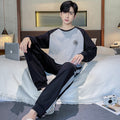 Manches longues homme Cotton Simple Loose Plus Taille Pajamas