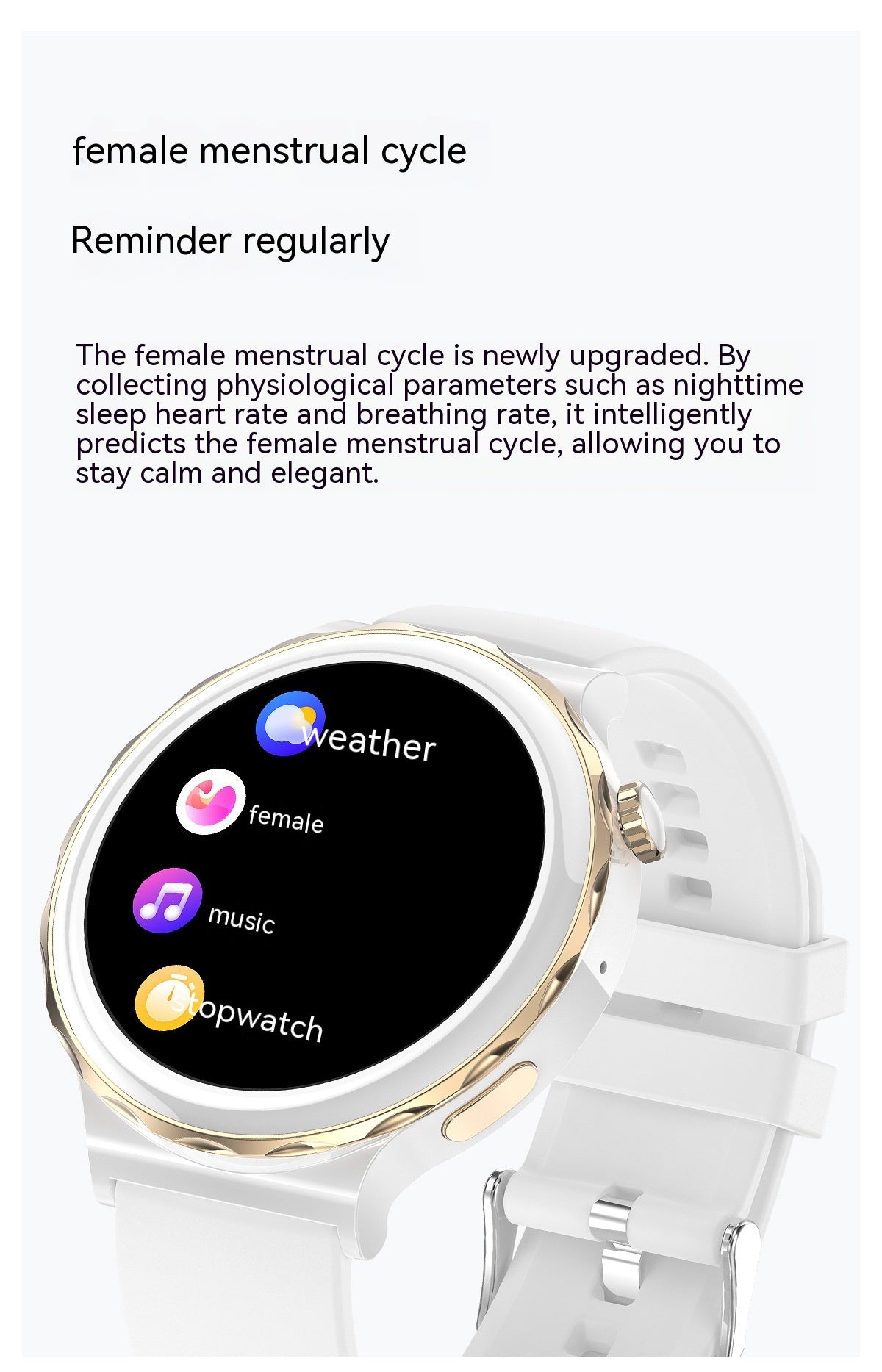 HK43 Bluetooth Calling Hors Ligne Paiement NFC Female Cycle Pedomètre Fréquence cardiaque AI Female Sma