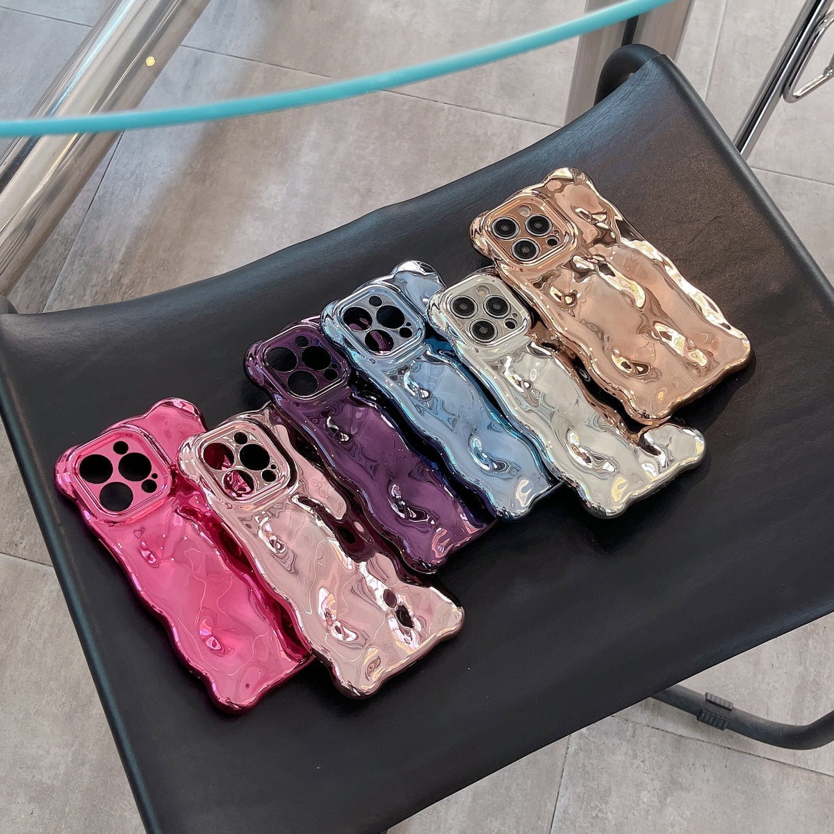 Couleur pure Bubble Shell Electroplating Sens avancé
