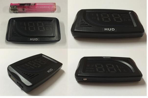 A101 affichage tête haut HUD vitesse vitesse eau température petit kilométrage OBD universel voiture dis
