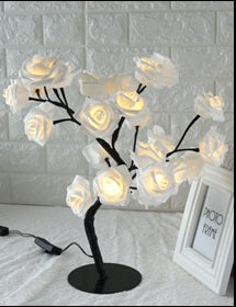 Lampe à arbre LED Rose Petit arbre lampe de modélisation lampe de table