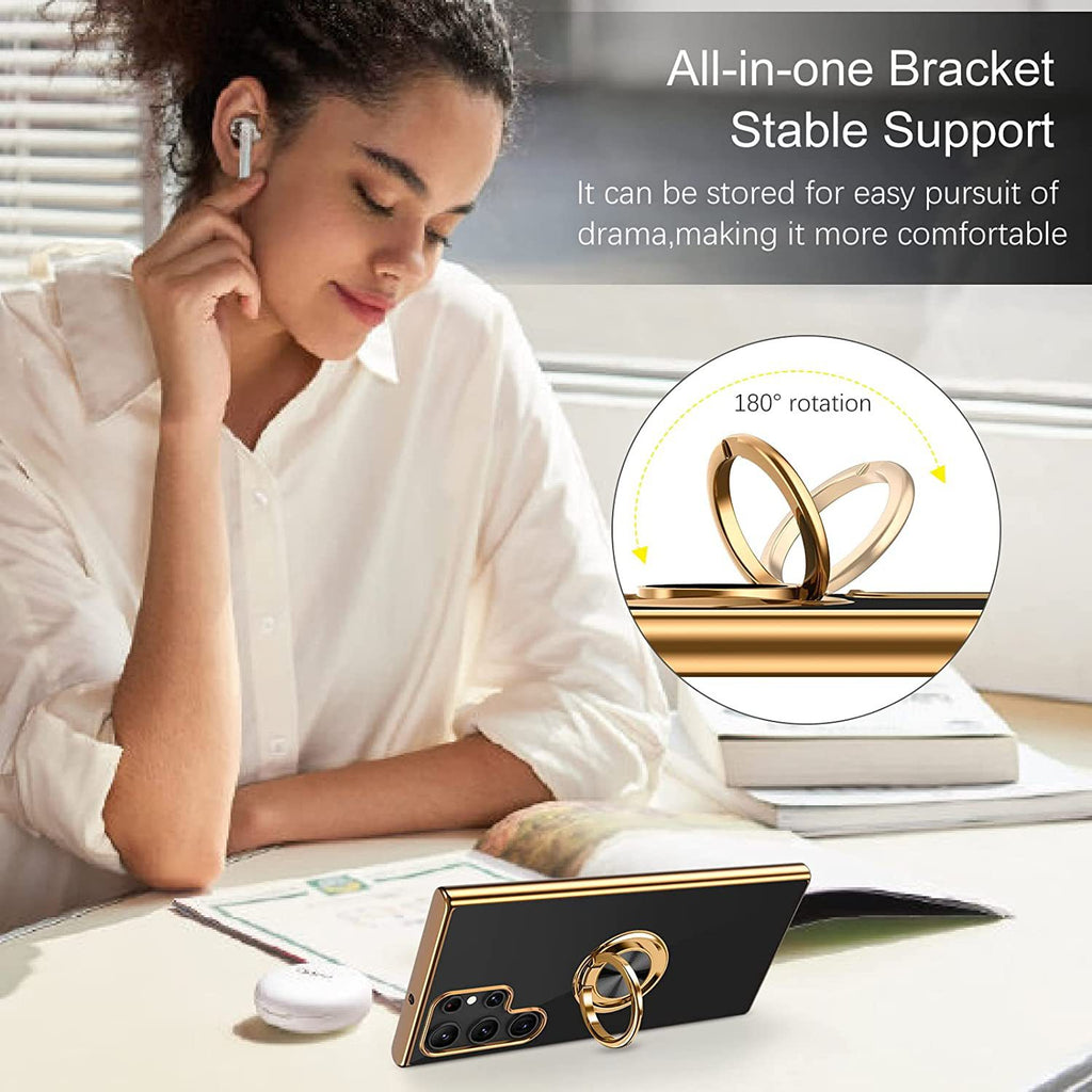 Applicable M54 Coque de téléphone 6D Bracket à bord Silicone Protection Sleeve Electroplati