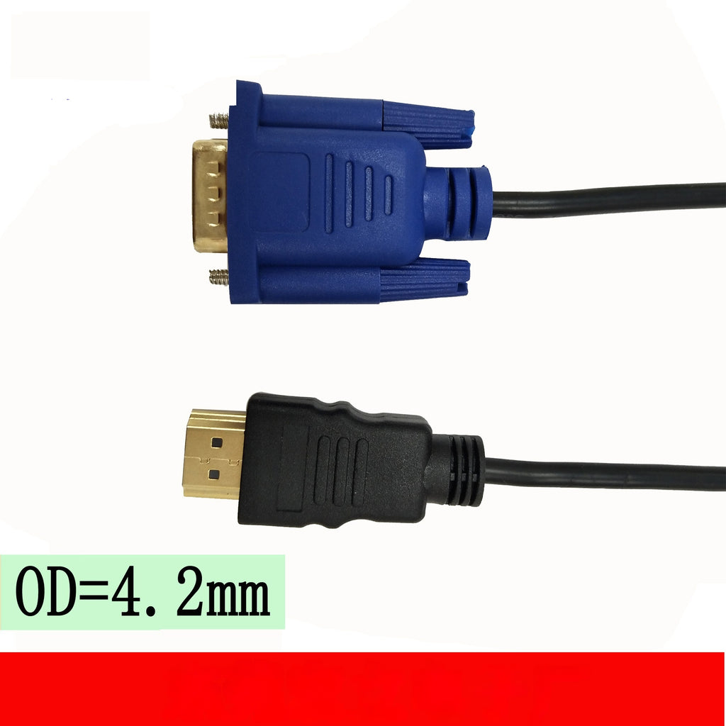Hdmi TO VGA HD Conversion HDMI TO VGA Ordinateur portable câble de télévision sans réseau