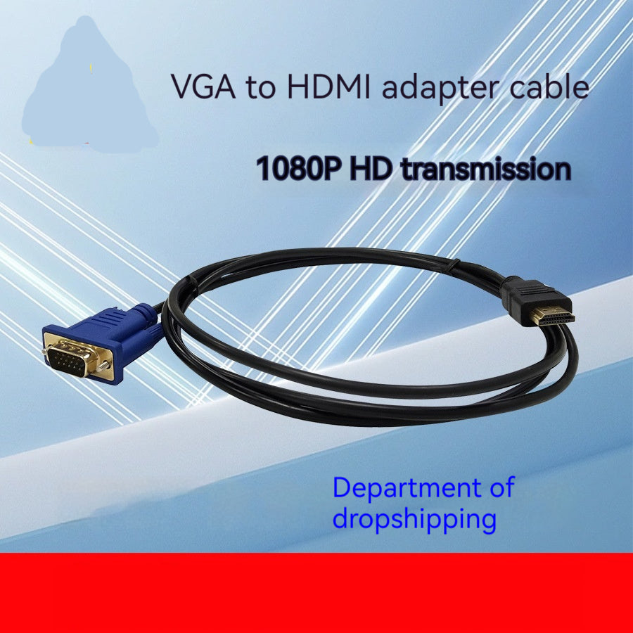Hdmi TO VGA HD Conversion HDMI TO VGA Ordinateur portable câble de télévision sans réseau
