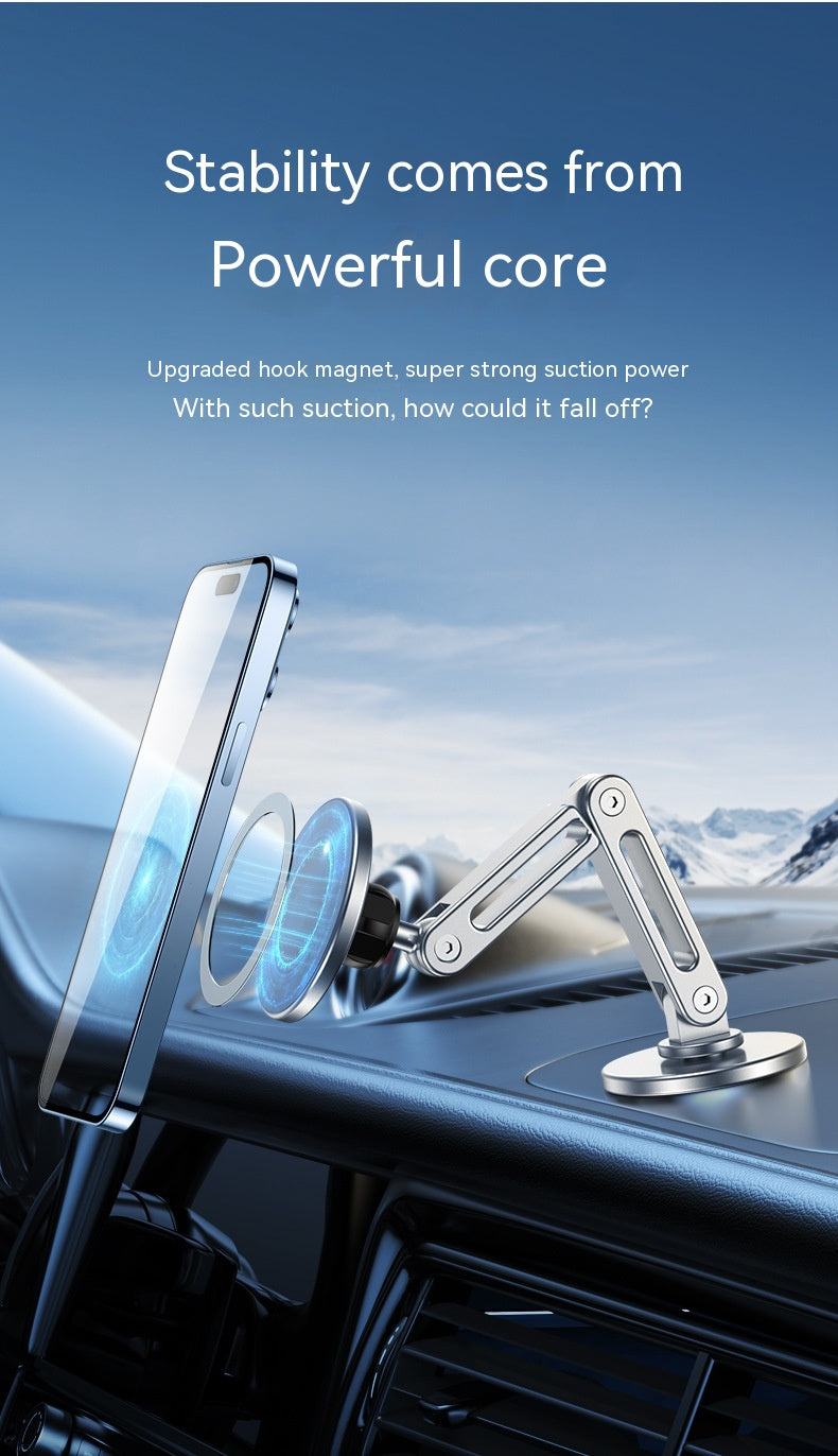 Support magnétique de téléphone voiture suspension écran voiture 360 degrés rotative alliage en aluminium en métal