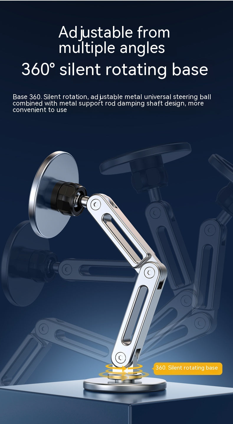 Support magnétique de téléphone voiture suspension écran voiture 360 degrés rotative alliage en aluminium en métal