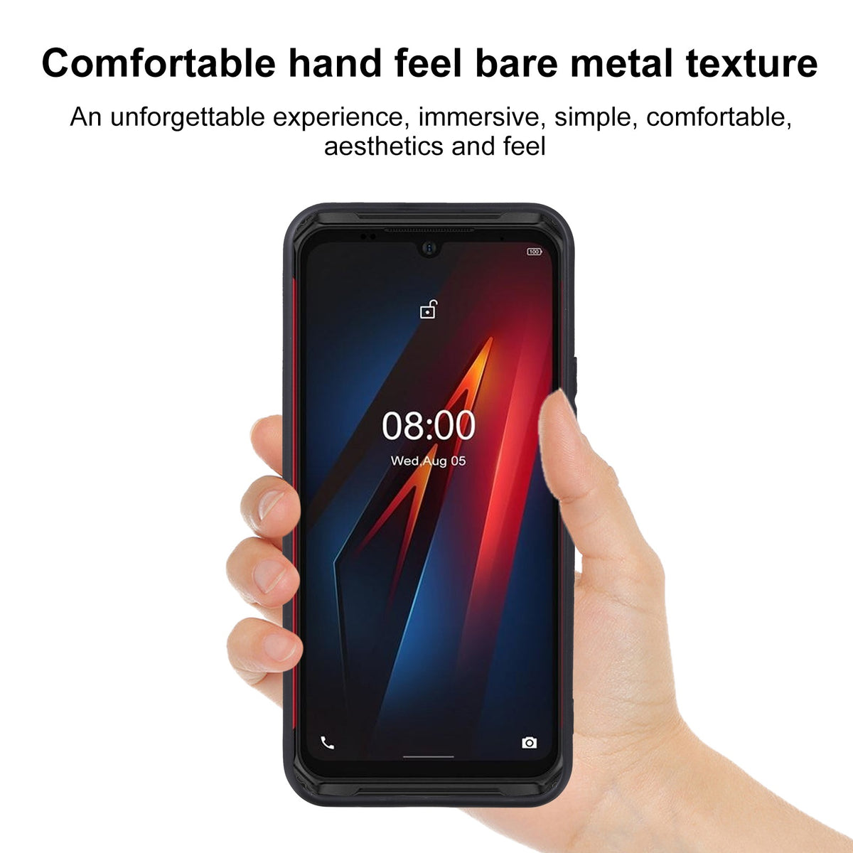 Cas confortable et portable de téléphone pratique