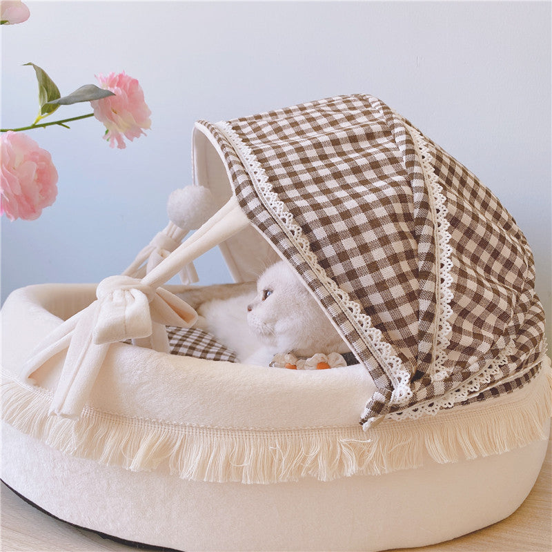 Berceau pour animaux de compagnie Four Seasons Kennel Lattice Cat Bed