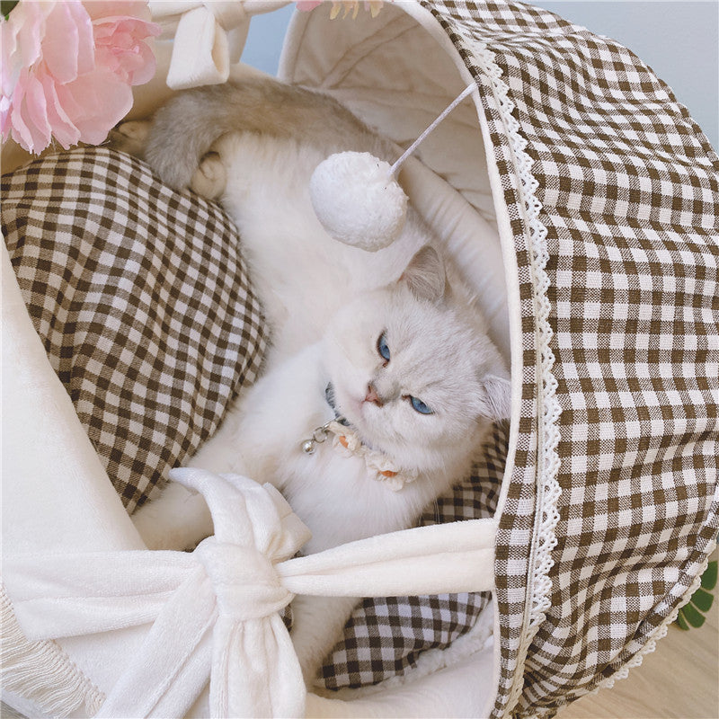 Berceau pour animaux de compagnie Four Seasons Kennel Lattice Cat Bed