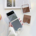 Étui de téléphone pliant miroir acrylique souple