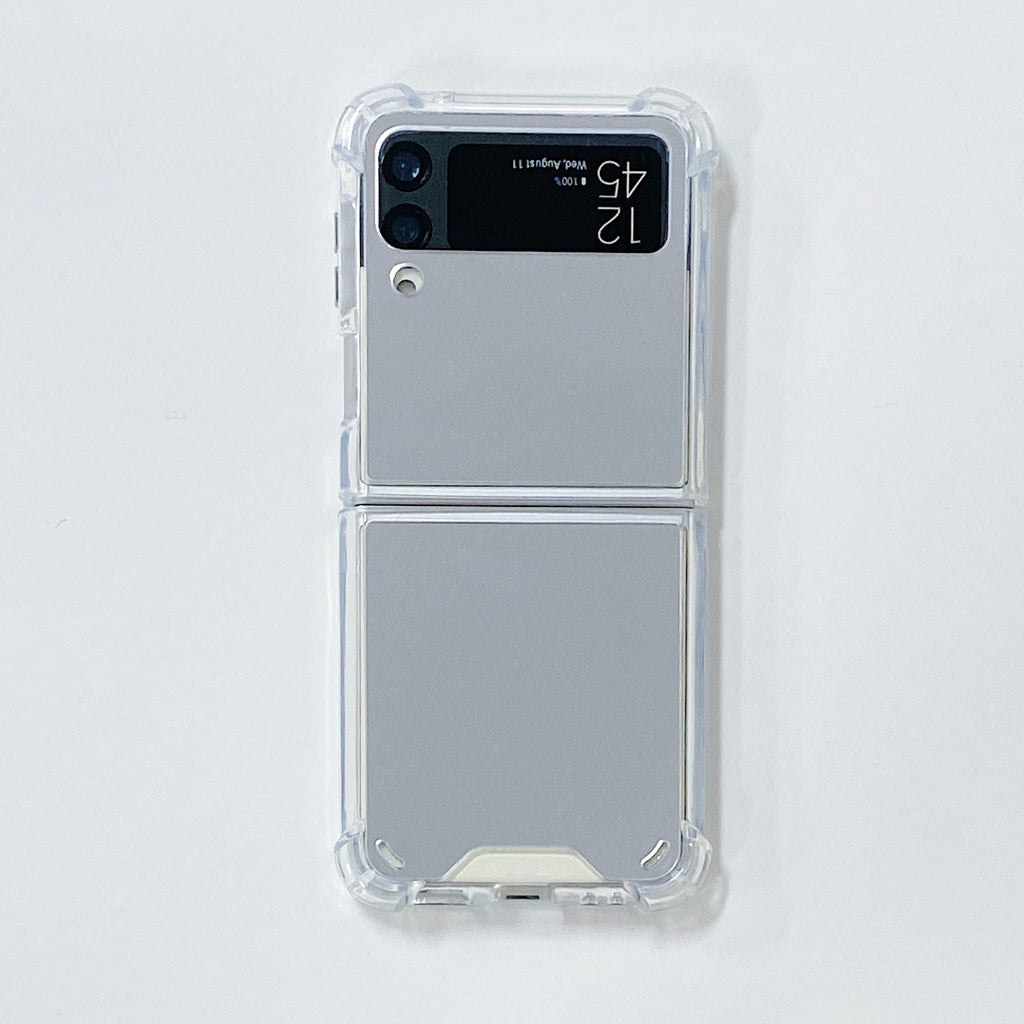 Étui de téléphone pliant miroir acrylique souple