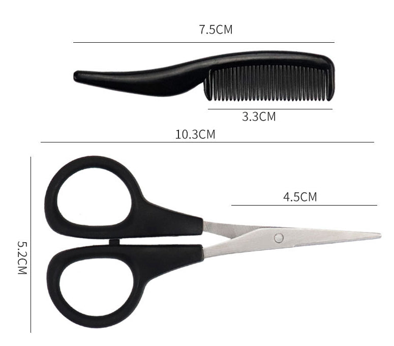 Modification faciale des cheveux Ciseaux Combinaison Plus Petit Peigne
