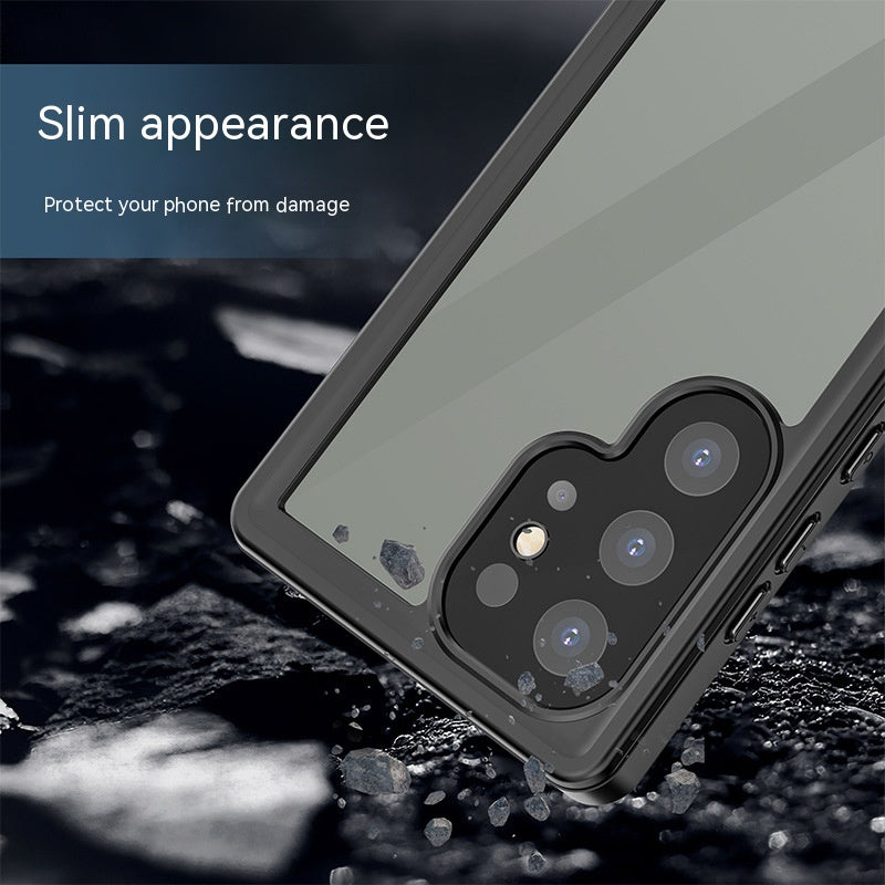 Coque de téléphone étanche en plastique Sports extérieurs Couverture de protection scellée résistante aux chutes