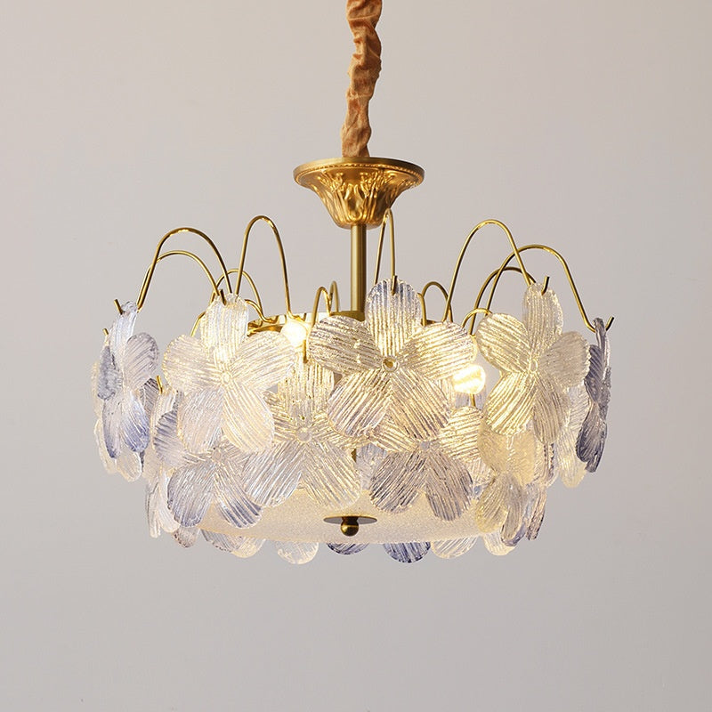 Lustre créatif Floral-Glass Romantique Français