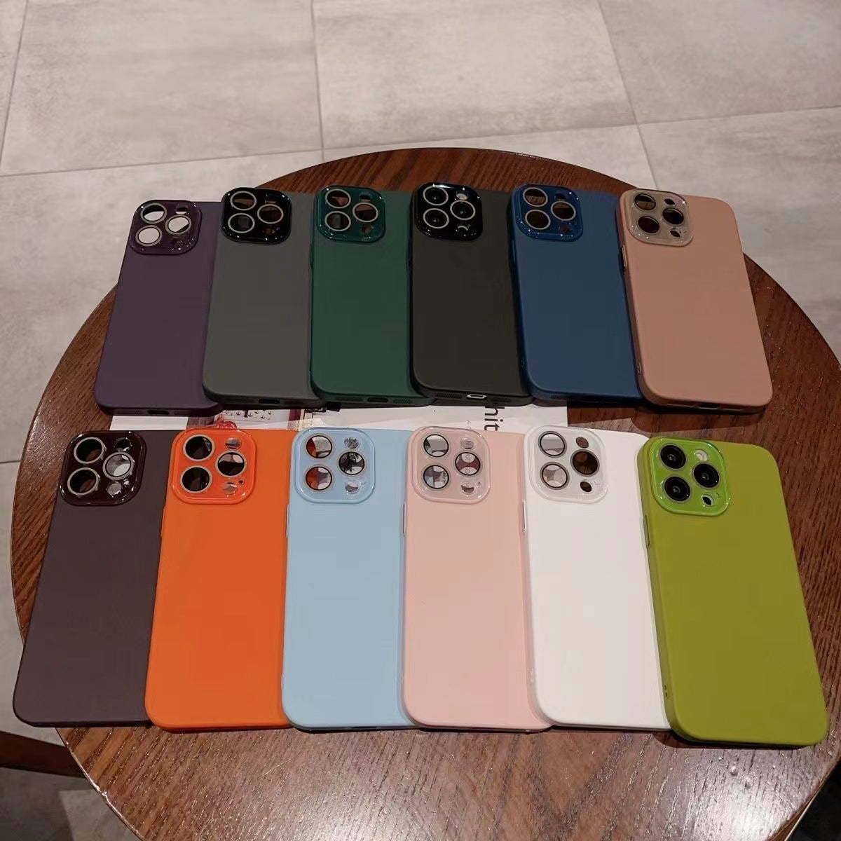 Simple avocat gradué avec boîtier téléphonique Lens Protector