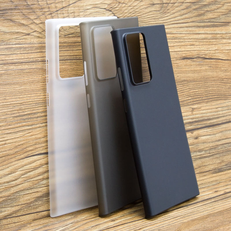 Étui de téléphone en métal nu ultra-fin mat