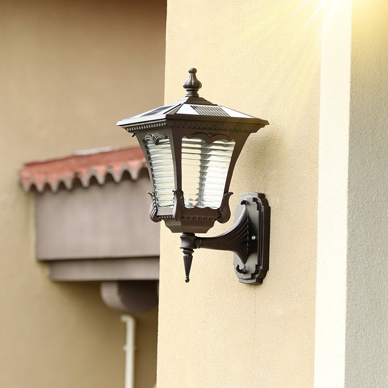 Outdoor Solar Wall Light Household Yard Lamp