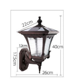 Outdoor Solar Wall Light Household Yard Lamp