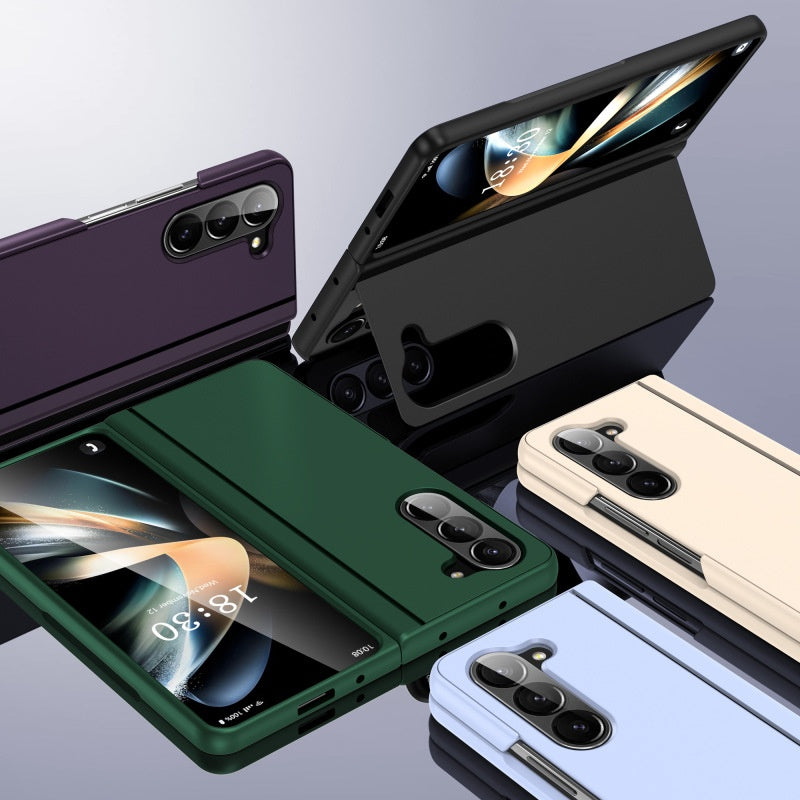 Coque de téléphone Bracelet élastique Flip intégré Écran pliable Protection anti-retour