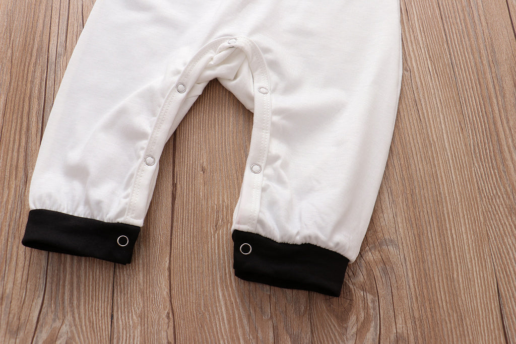 Costume de caricature de père et d'enfant européen et américain Pantalon de plie imprimé Père Noël Vêtements de maison