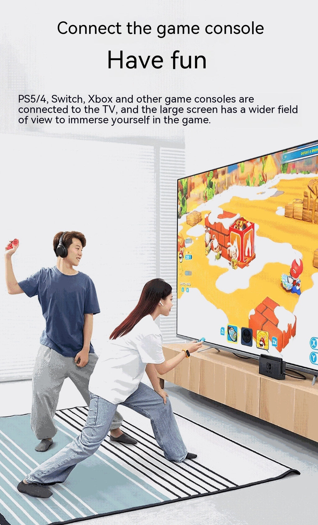 Boîtier en aluminium standard 4K avec coupe-vent câble HDMI 60Hz