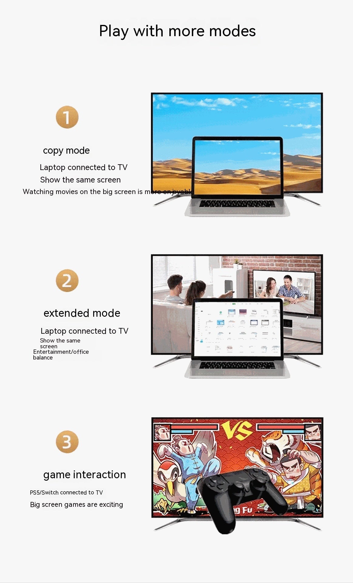 Boîtier en aluminium standard 4K avec coupe-vent câble HDMI 60Hz
