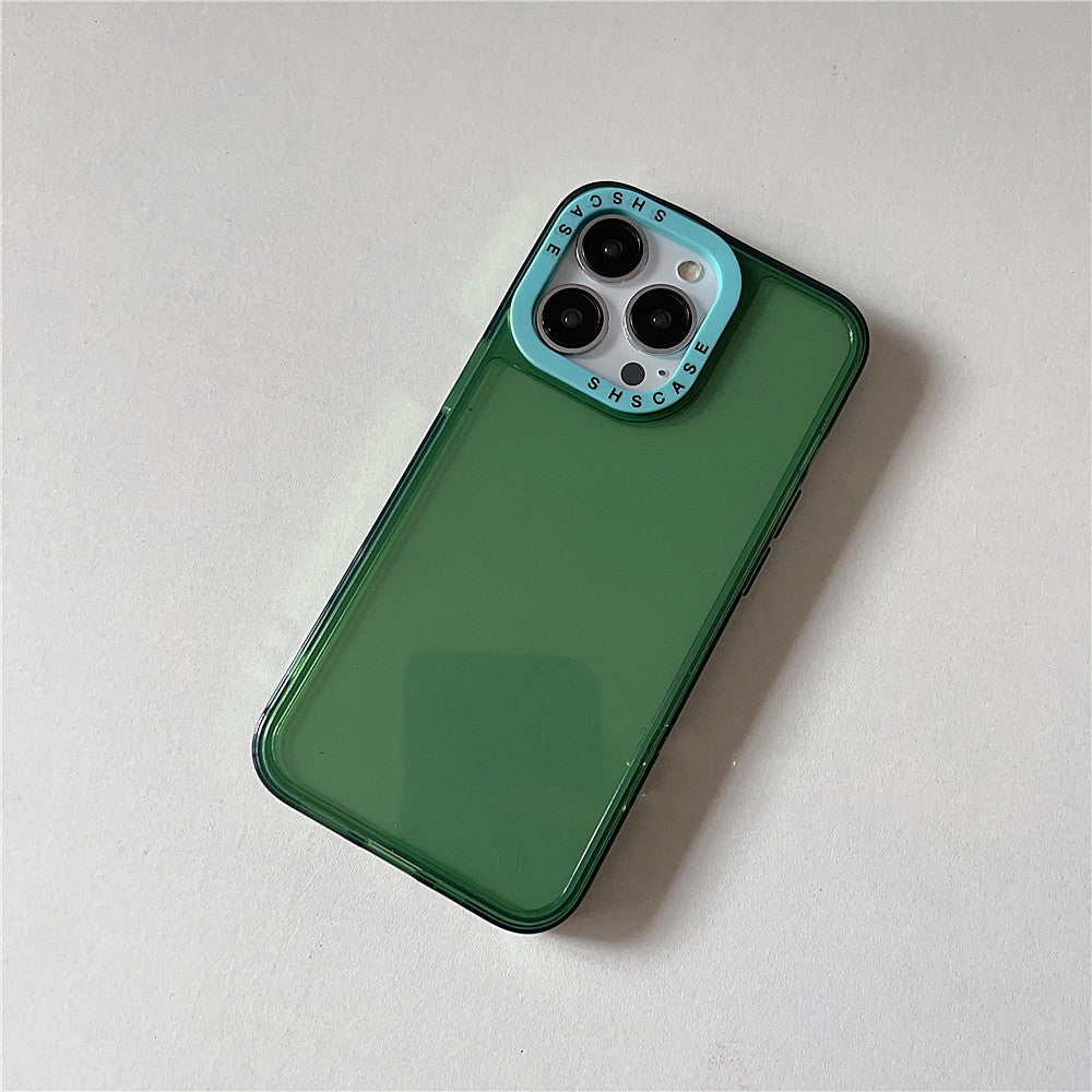 Couleur transparente cadre de photo TPU boîtier de téléphone housse de protection de cas souple