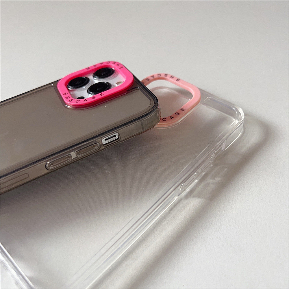 Couleur transparente cadre de photo TPU boîtier de téléphone housse de protection de cas souple