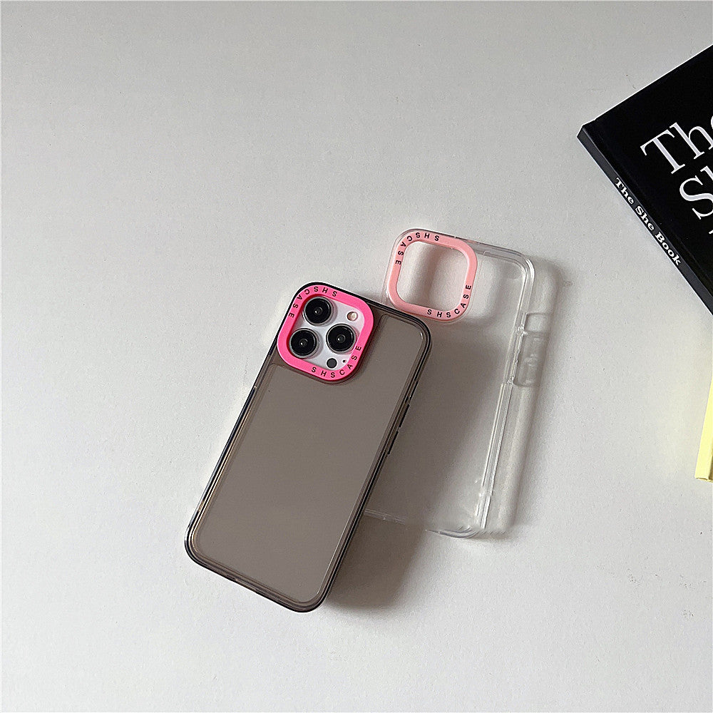 Couleur transparente cadre de photo TPU boîtier de téléphone housse de protection de cas souple