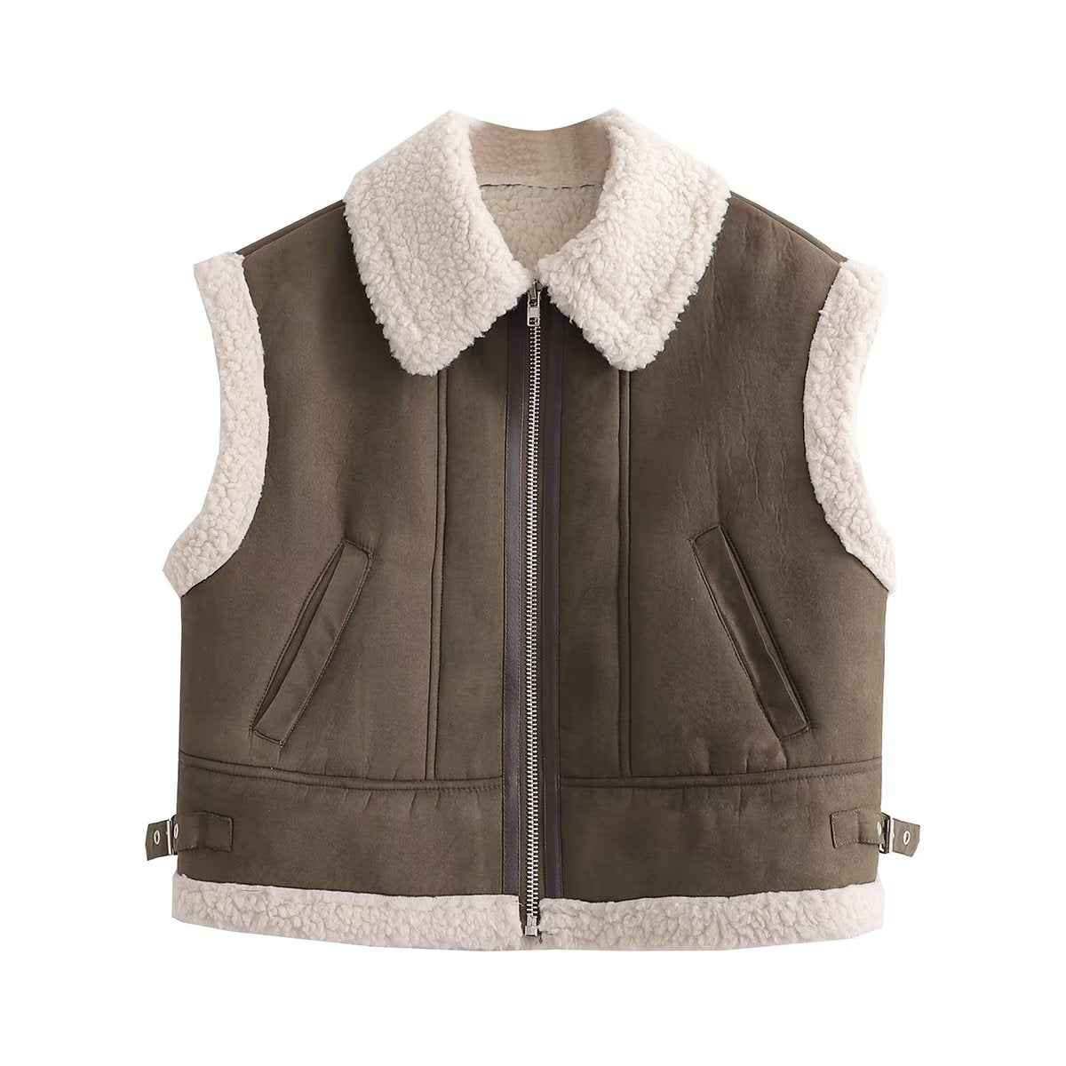Street Mode 3 Couleur Veste de fourrure manteau 9605