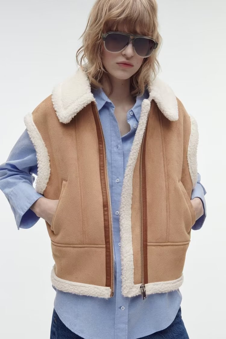 Street Mode 3 Couleur Veste de fourrure manteau 9605