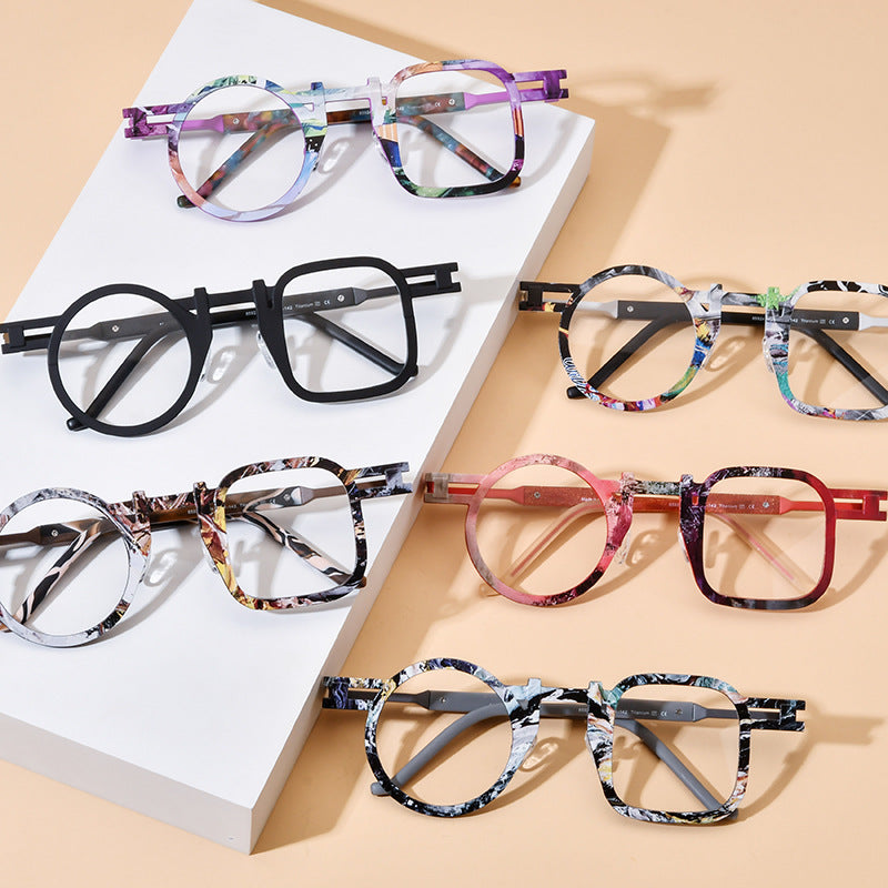 Cadres de lunettes unisexe ultra-légers colorés