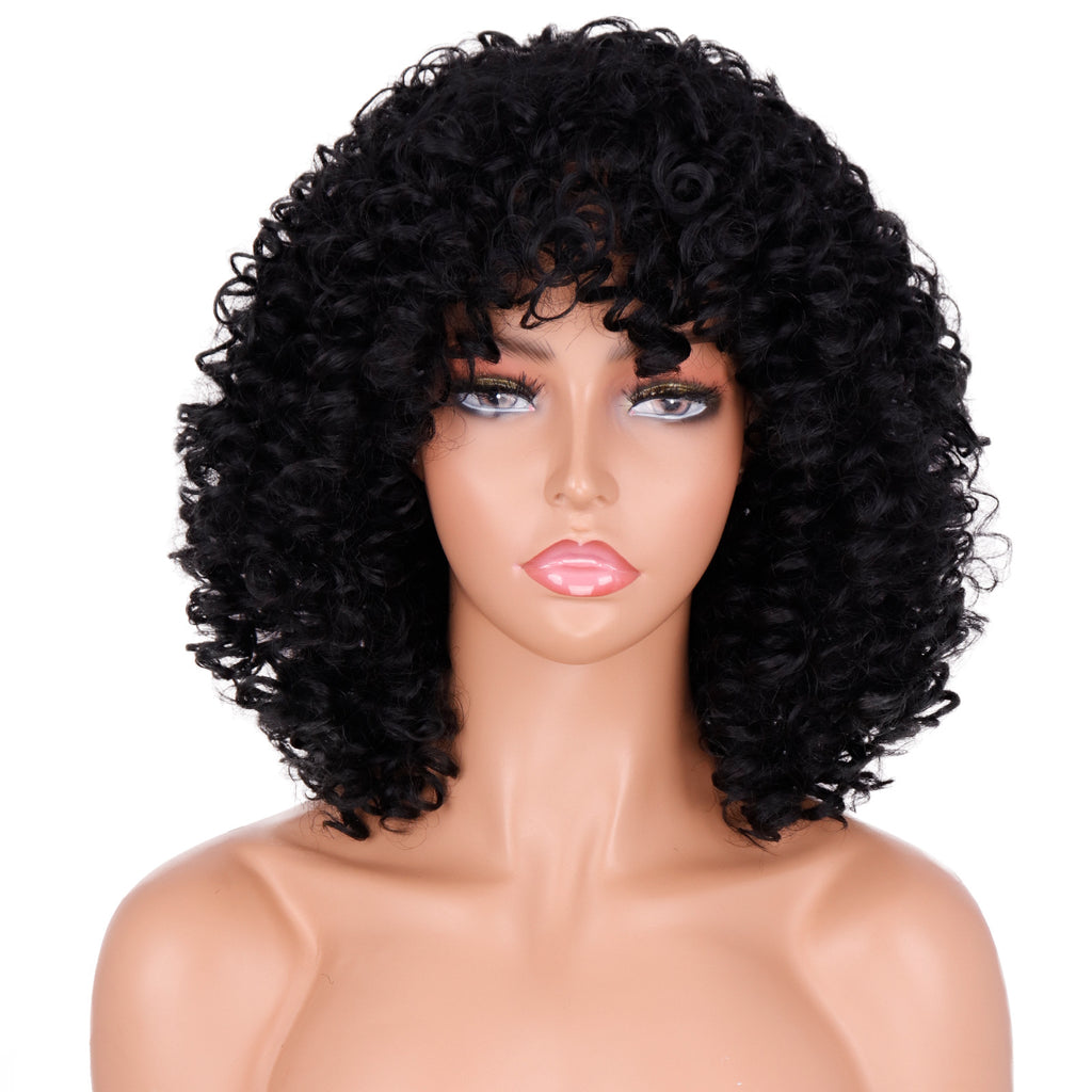 Wig Headgear pour femmes Fibre chimique européenne et américaine