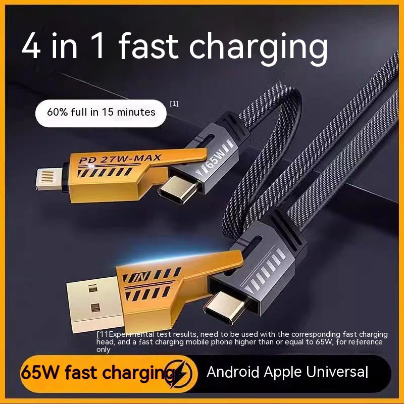Câble de données 4-en-un Super Fast Charge