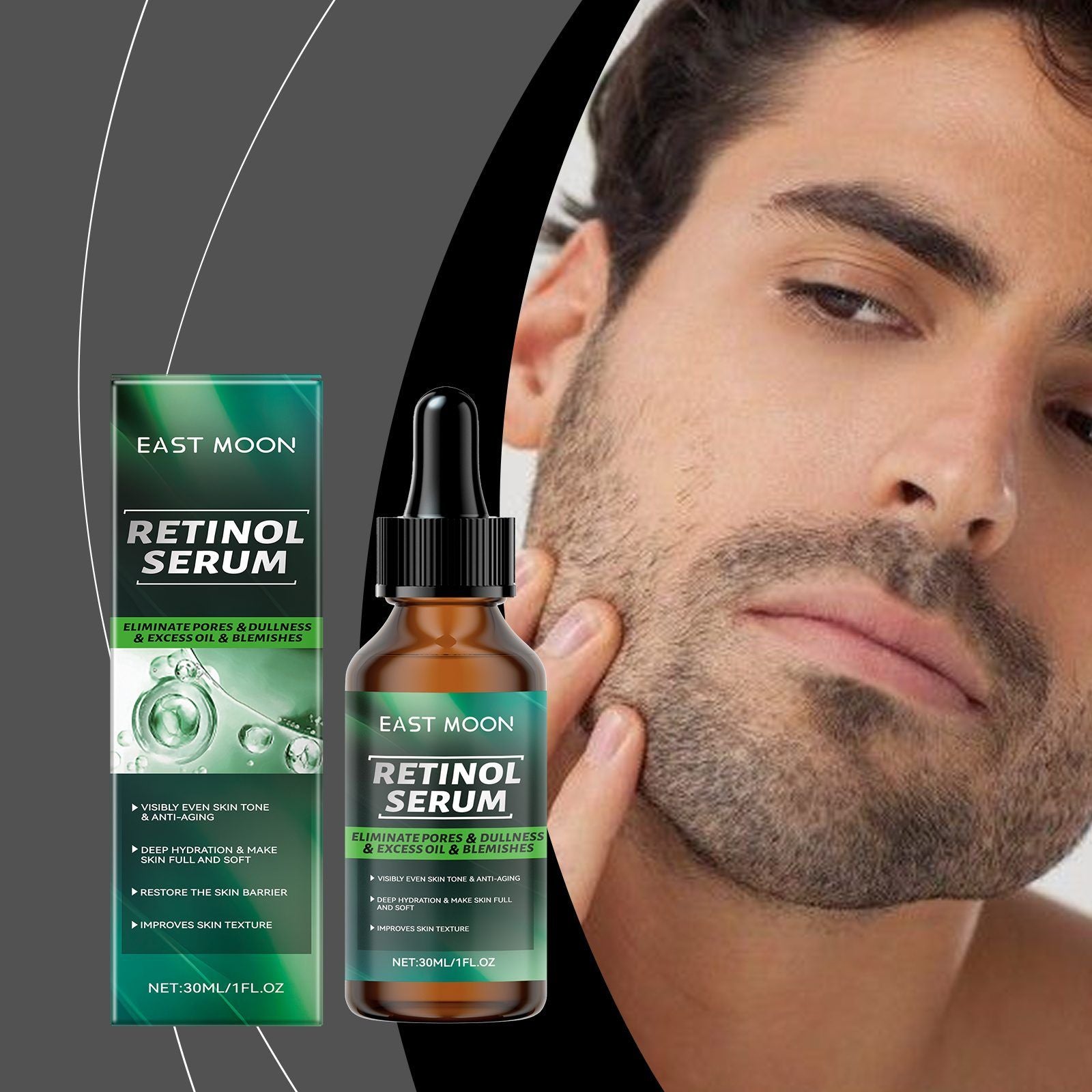 Sérum hydratant du visage du rétinol MOON EST