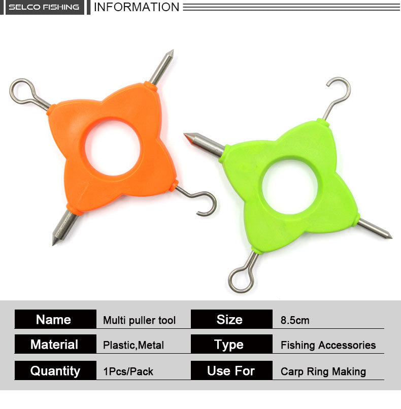 Maker Fil Grip Bait Cage Outil de forage Carp Accessoires de pêche Fournitures de pêche