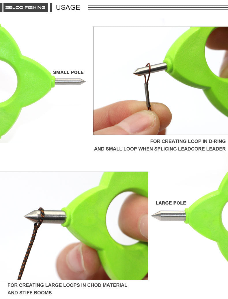 Maker Fil Grip Bait Cage Outil de forage Carp Accessoires de pêche Fournitures de pêche