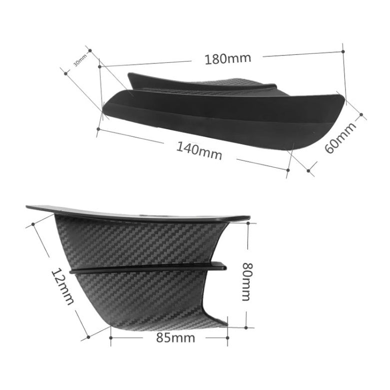 Accessoires d'aile pneumatique de modification de fibre universelle