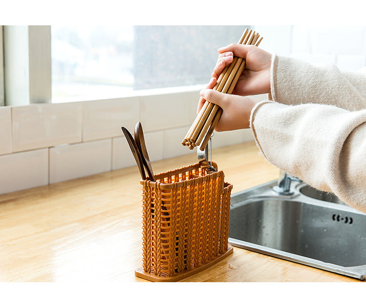 Vaisselle de rangement en bois de cuisine