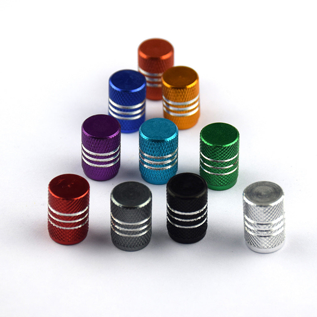 Valve couleur en alliage d'aluminium de pneus de voiture