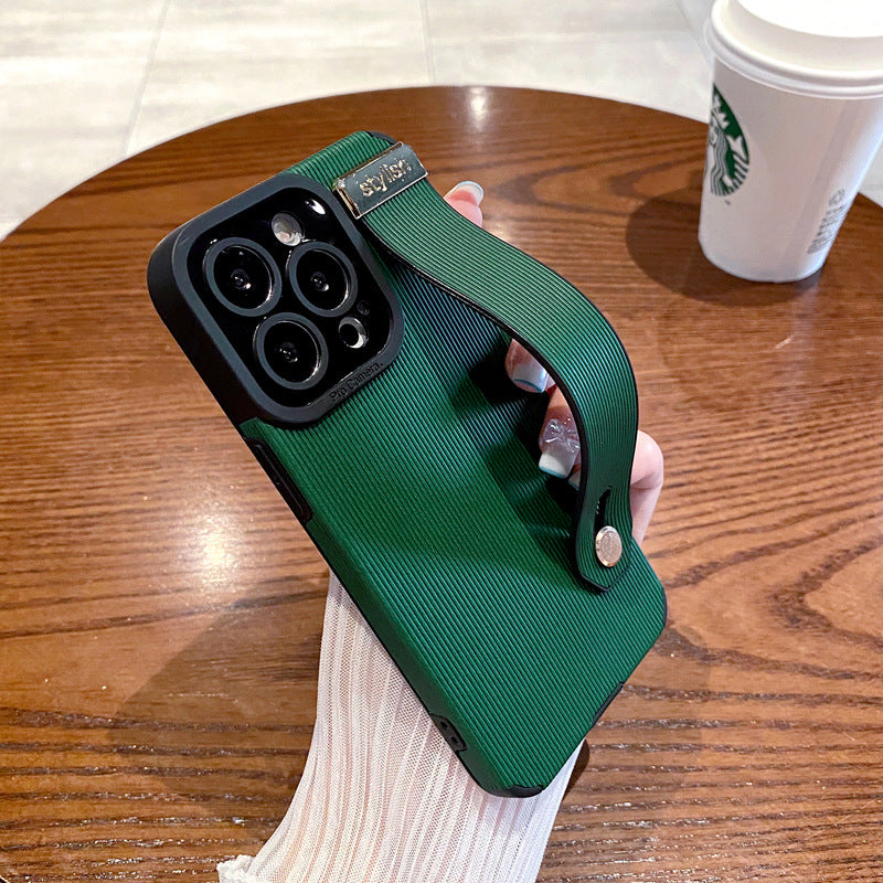 Boîtier de téléphone à motif vertical pour bracelet de poignet